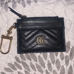 GG Marmont keychain wallet